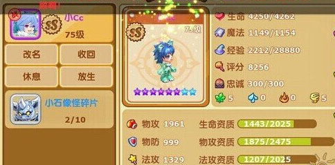 《魔力宝贝》全B级护符属性图 《魔力宝贝》全B级护符属性图